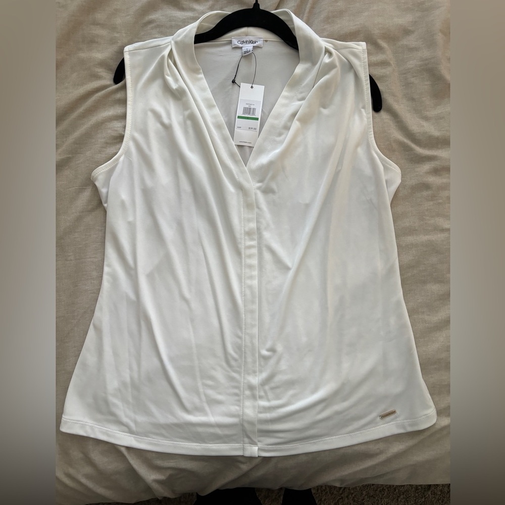 White Calvin Klein blouse